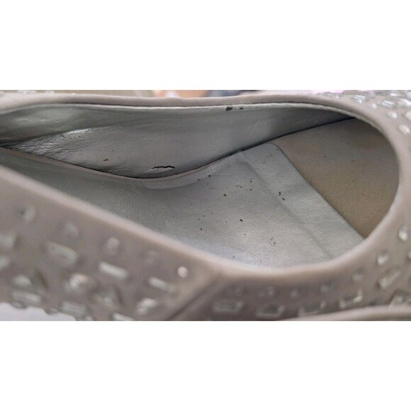 Used Sliver Lulu Townsend Pumps Size 10 - Picture 6 of 10